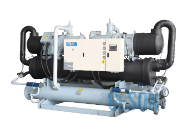 GESON water-cooled screw HVAC chiller for central chilled-water plants